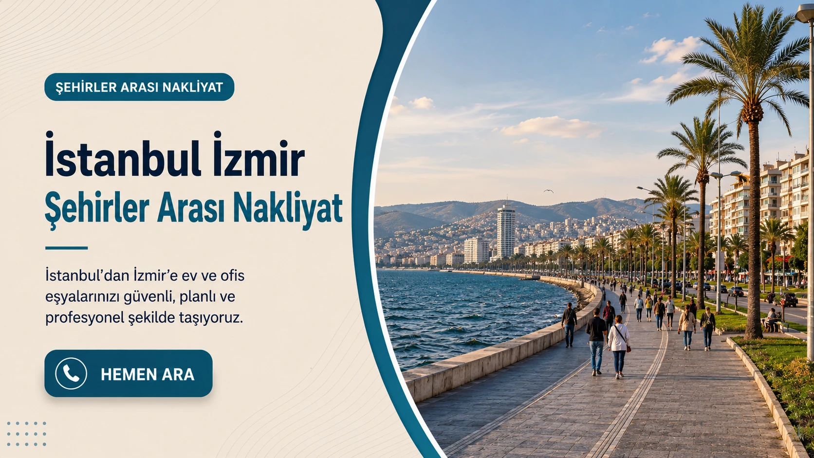İzmir İstanbul şehirler arası nakliyat il kartı