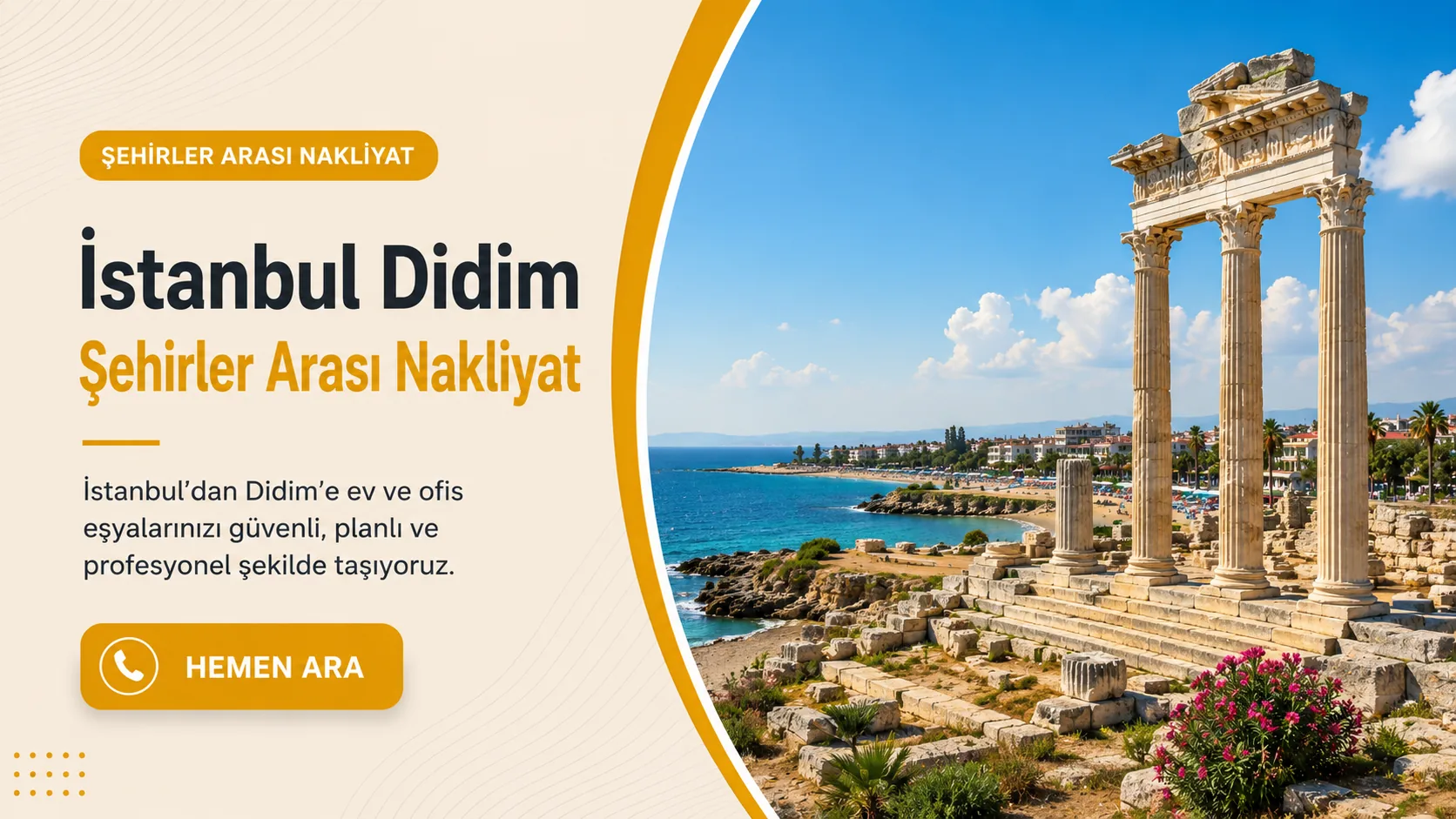 Didim İstanbul şehirler arası nakliyat görseli
